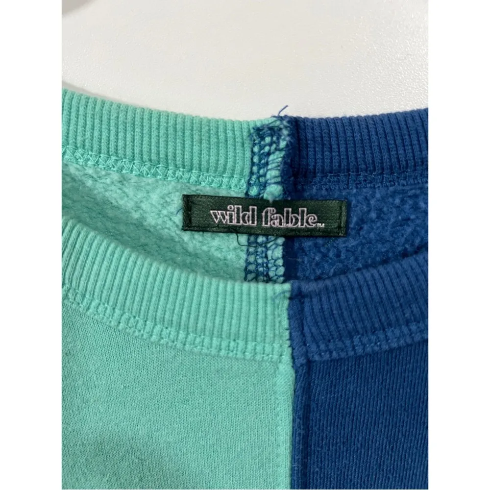 Wild Fable Sweatshirt Retro Niagara Falls Oversized Fleece Colorblock Unisex - Image 5