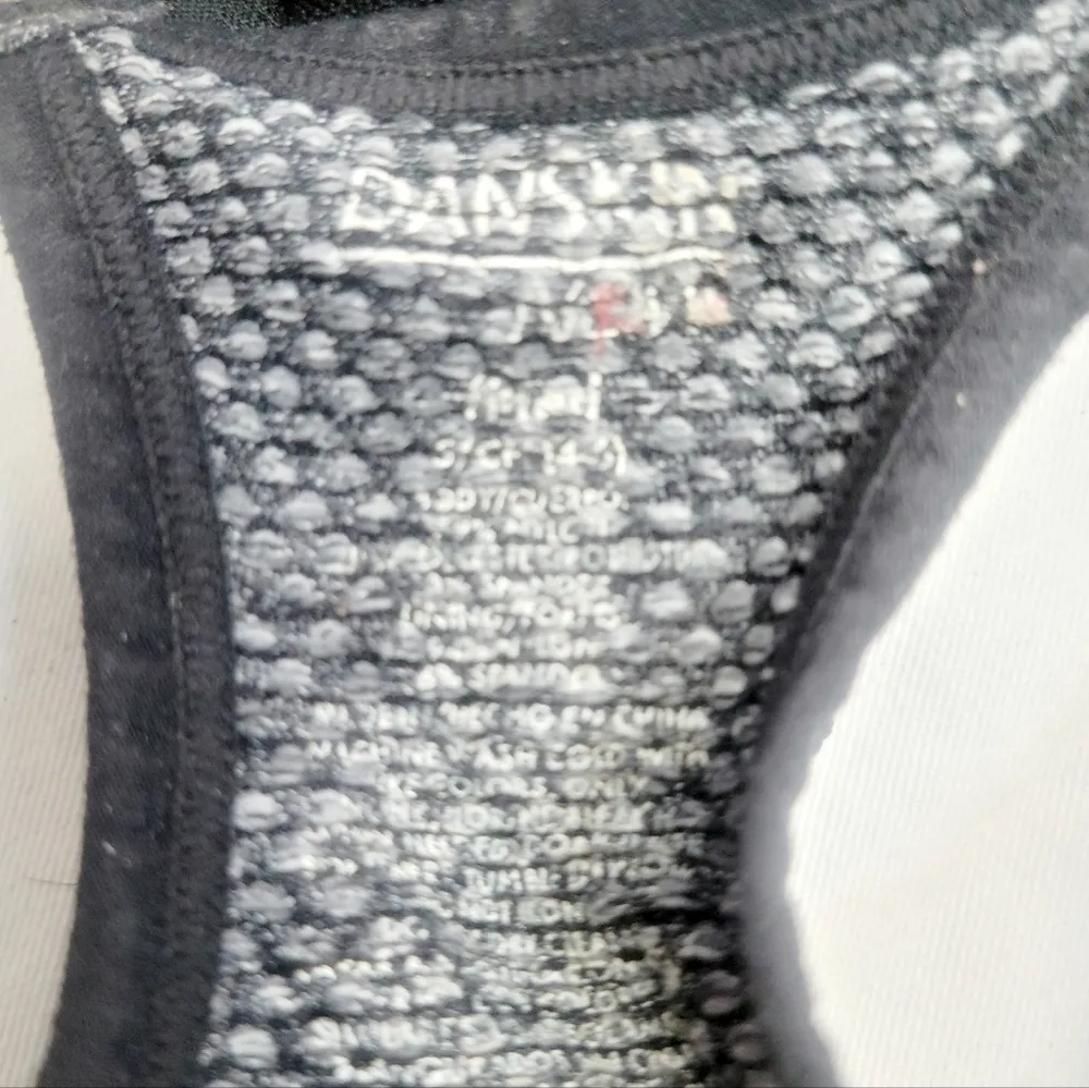 Danskin Now Seamless Athletic Padded Sports Bra Keyhole High Impact size small Black - Image 7