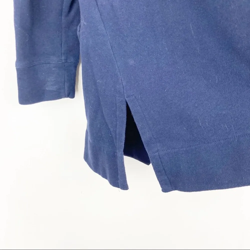 Ann Taylor Loft Navy Blue Open Front Cardigan - Image 6