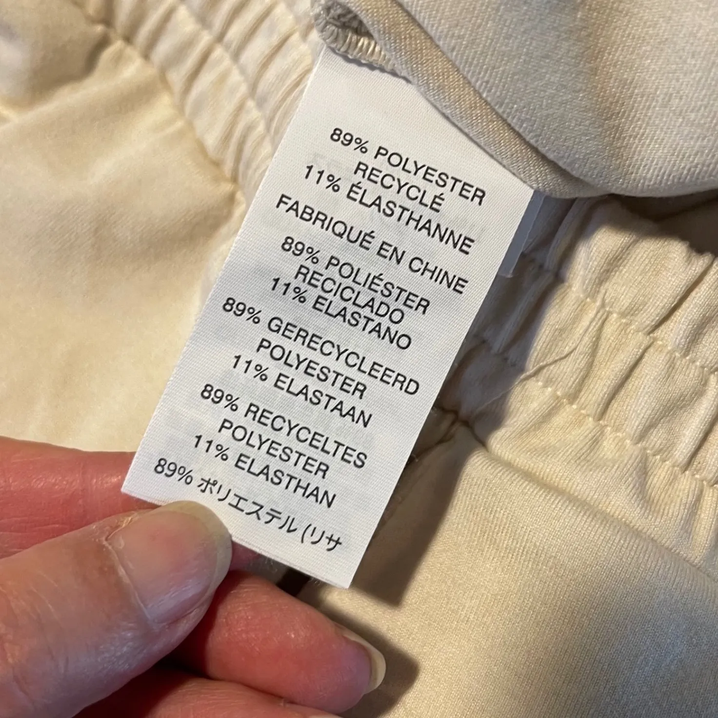 Vuori Women Milkweed Boyfriend Cargo Jogger Pants Elastic Waist Small - Image 7