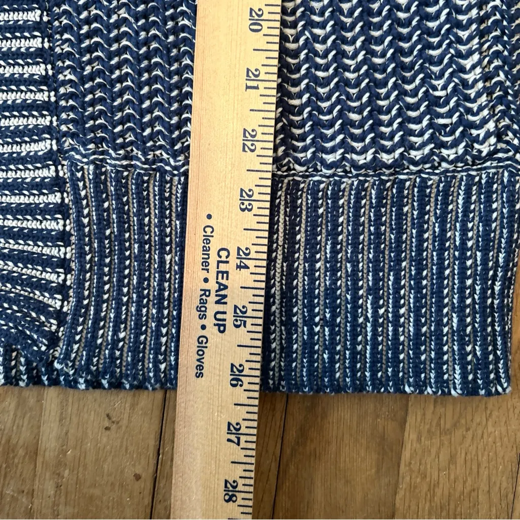 Derek Lam Athleta Blue‎ Cardigan Sweater with Ribbed Texture - Image 8