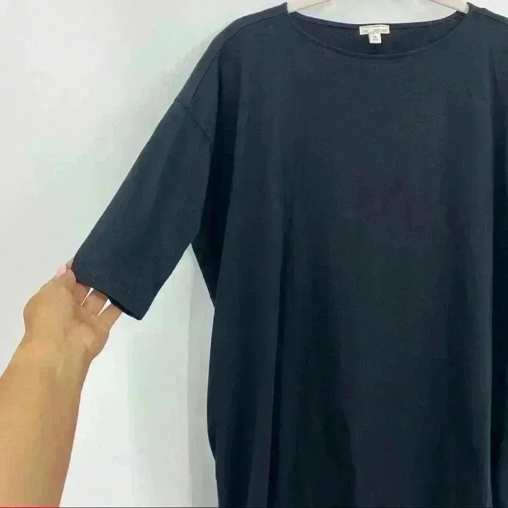 GAP Black 3/4 Sleeve T-Shirt Dress with‎ Pockets Size XS - Image 4