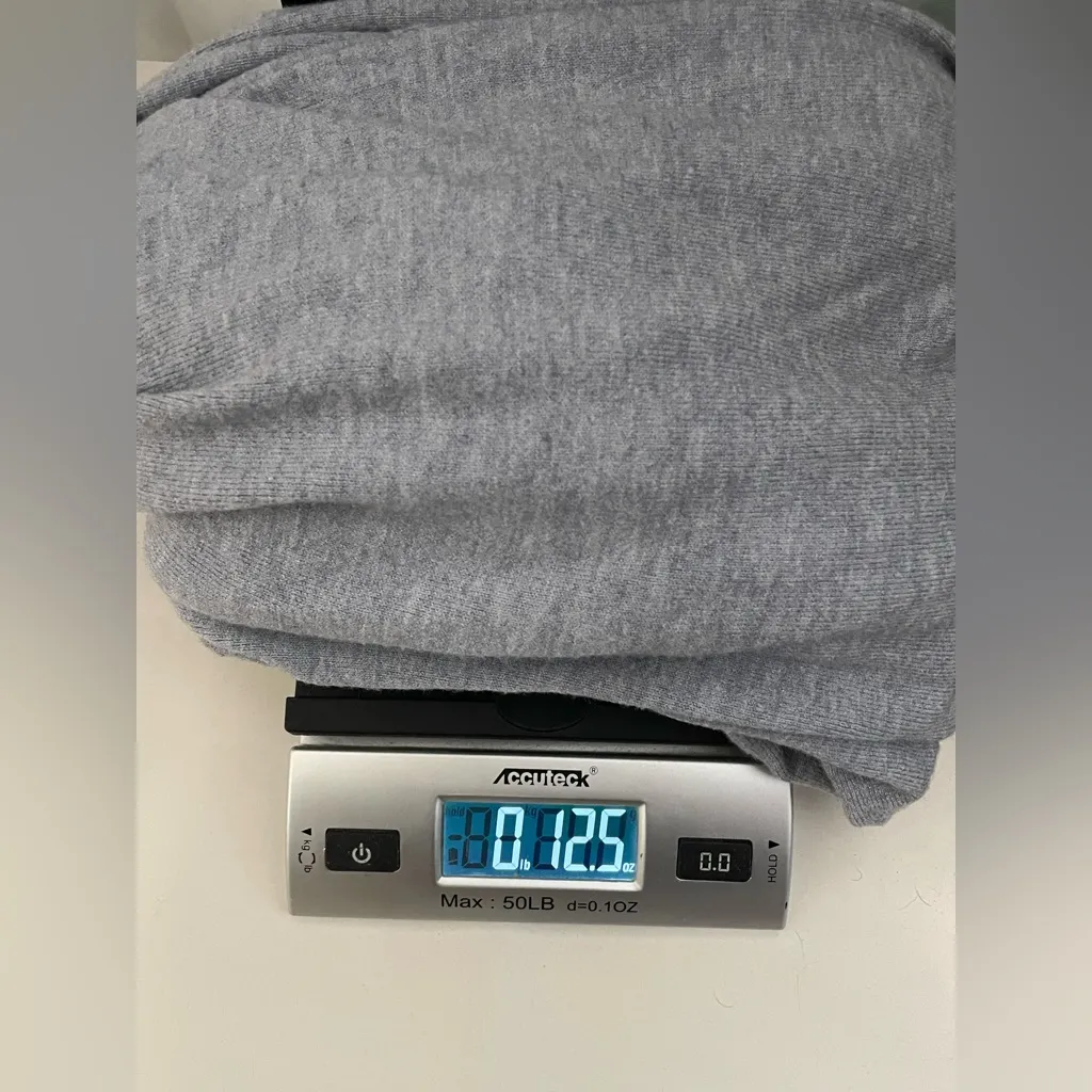 Dreamers Light Gray Open Front Cardigan‎ size small - Image 7