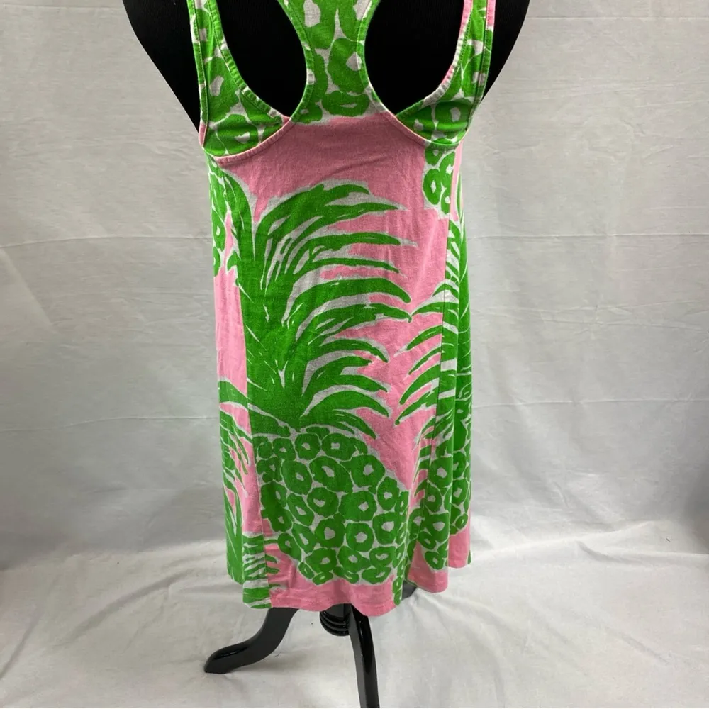 Lilly Pulitzer Monterey Flamenco Tank Dress Pink & Green Pineapple  XS Extra SM - Image 5