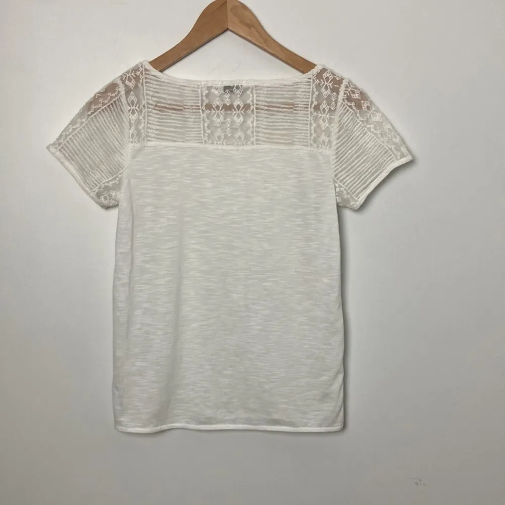 Reitmans| White Sheer Top sz XS - Image 6
