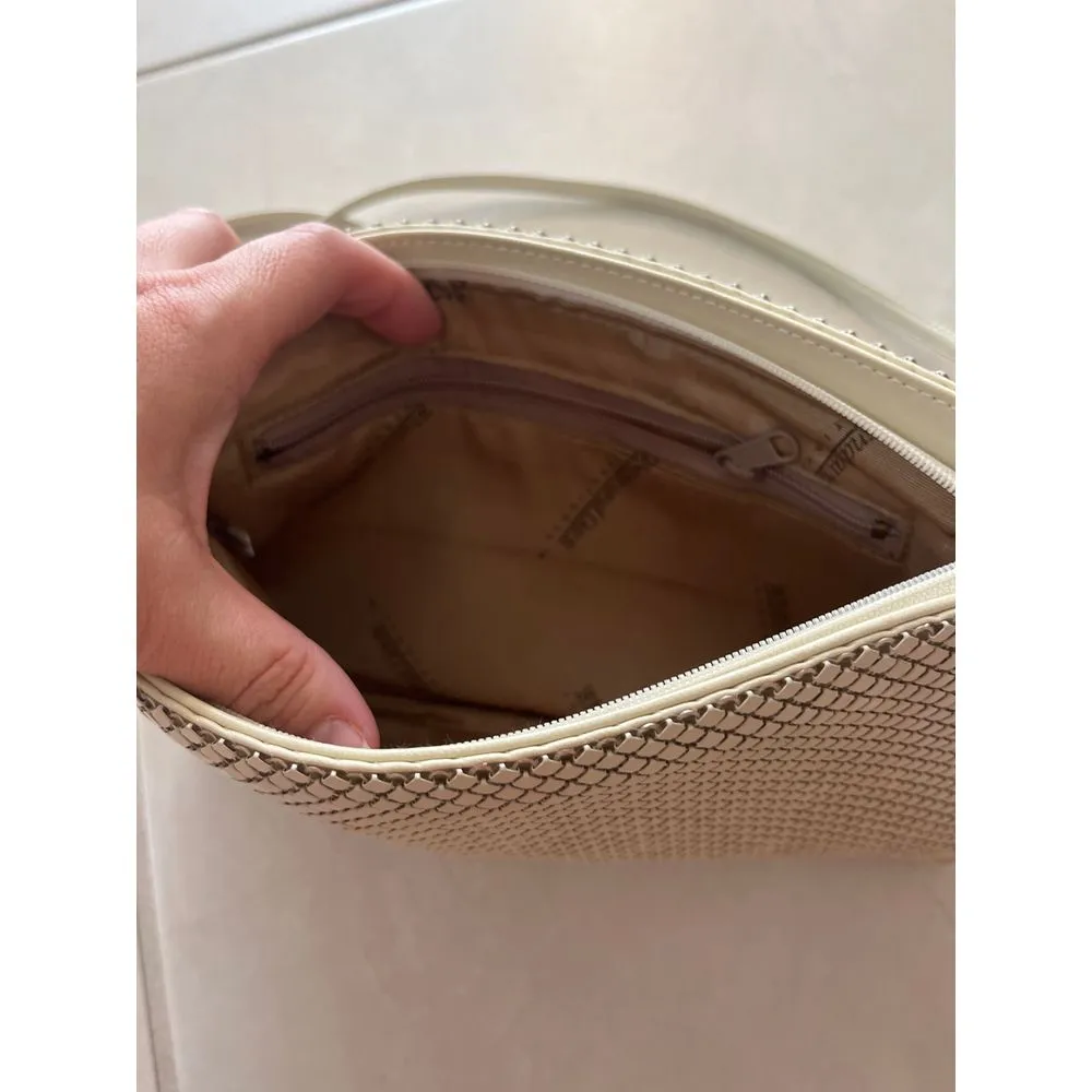 Vintage purse,‎ metal cream, gold, whiting, and Davis international - Image 3