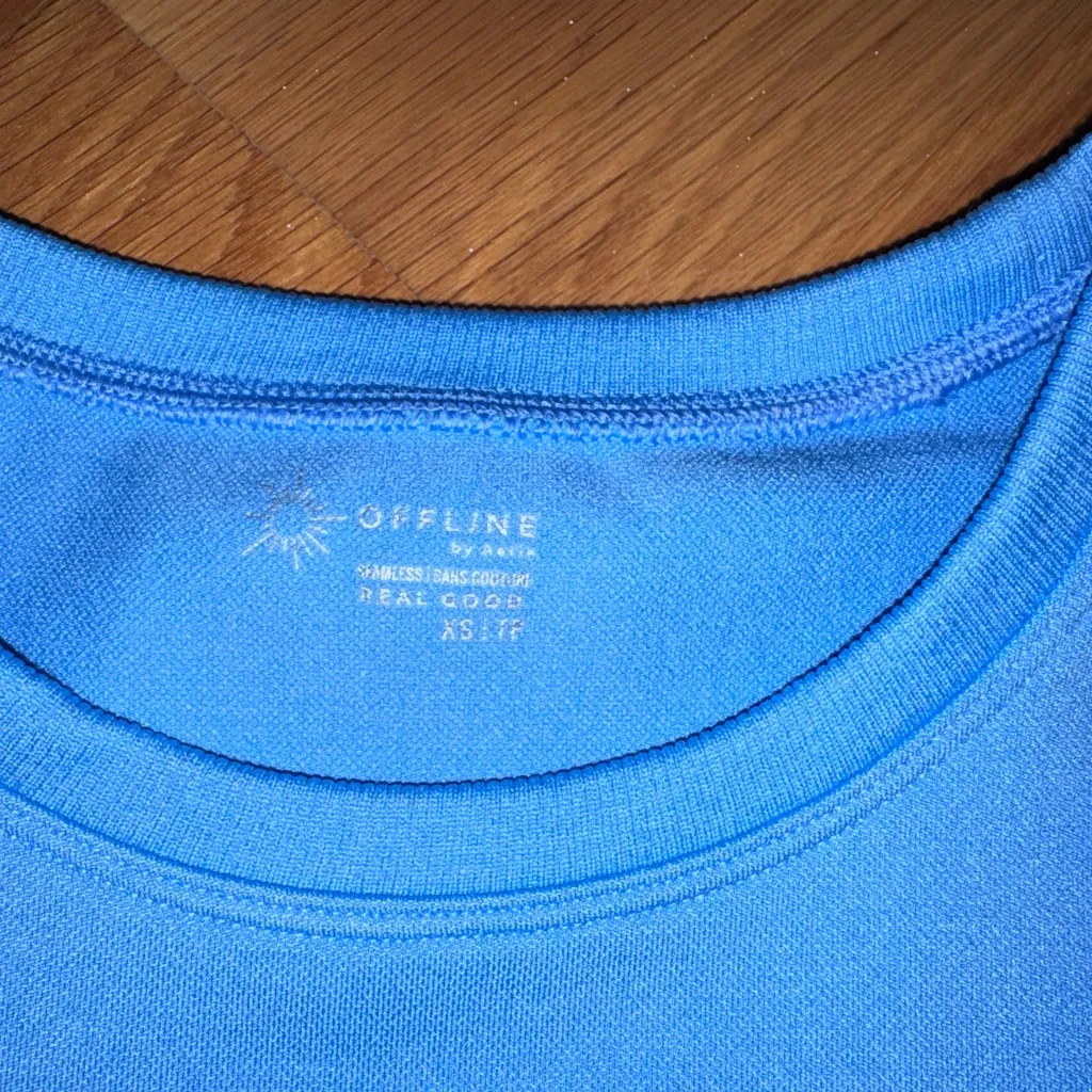 Aerie OFFLINE Tee Blue Size XS - Image 2