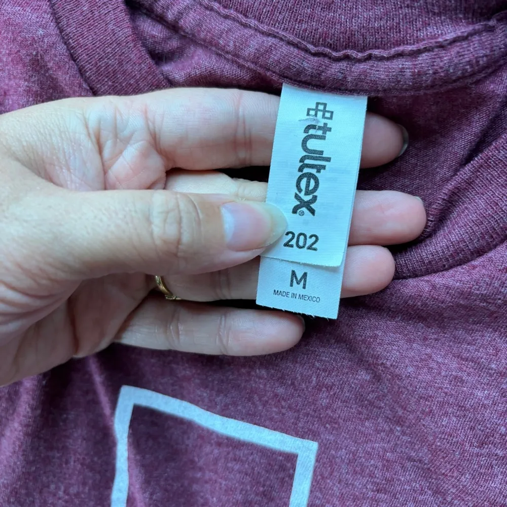 Maroon Tacos & Texas Short Sleeve Graphic T-Shirt - Image 3