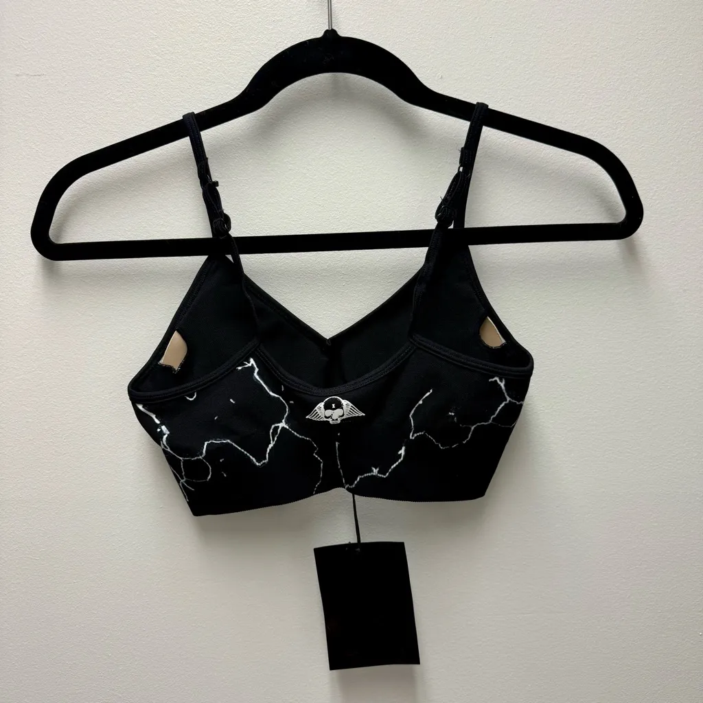 Darc Sport Civil Regime Thunderstruck Kelly Seamless Sports Bra, Black | Small - Image 2