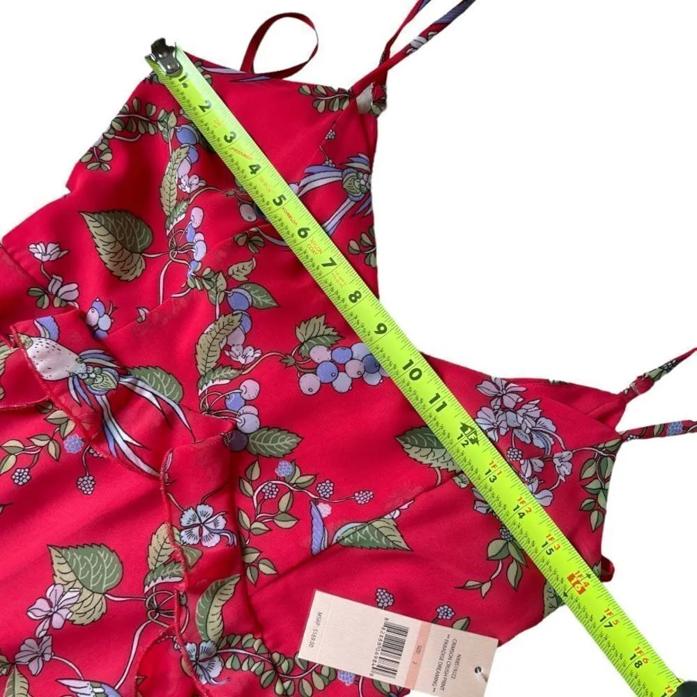 Nanette Lepore Paradise Dreaming Floral Hummingbird Print Maxi Dress - Image 13