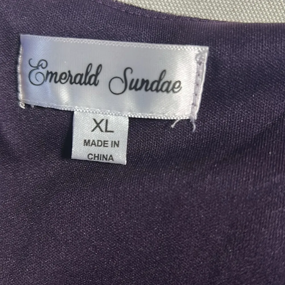 Emerald Sundae Purple Velvet Jumpsuit - Image 2