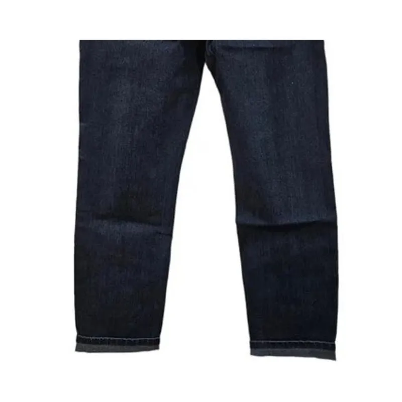 NWT prAna Buxton Mid Rise Button Fly Slim Crop Ankle Boyfriend Jean 6 Dark Blue - Image 10