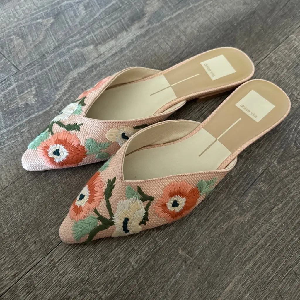 Dolce Vita Elm Mule in Pink Floral - Image 5