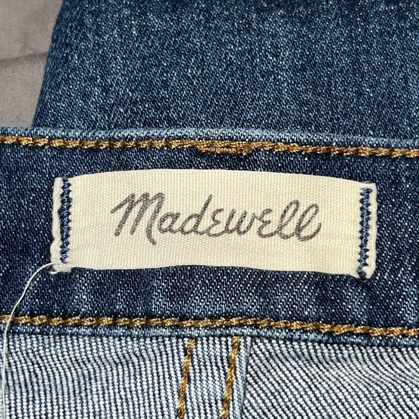 Madewell Jeans Women's Size 27 The High Rise Slim Boyjean Medium‎ Wash G7199 - Image 8