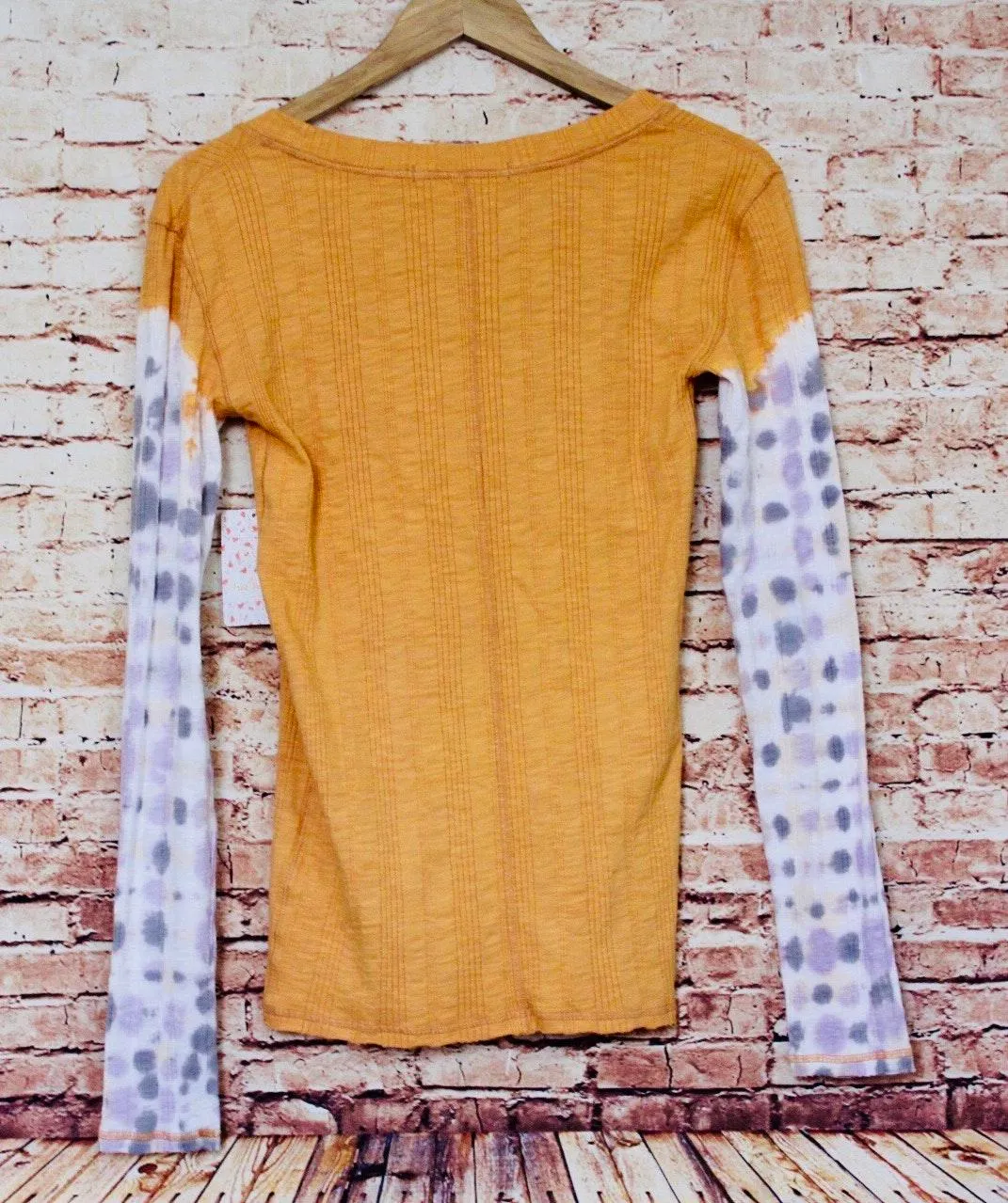 | Amber Combo Scoop Neck Big Sur Copper Long Sleeve - Image 4