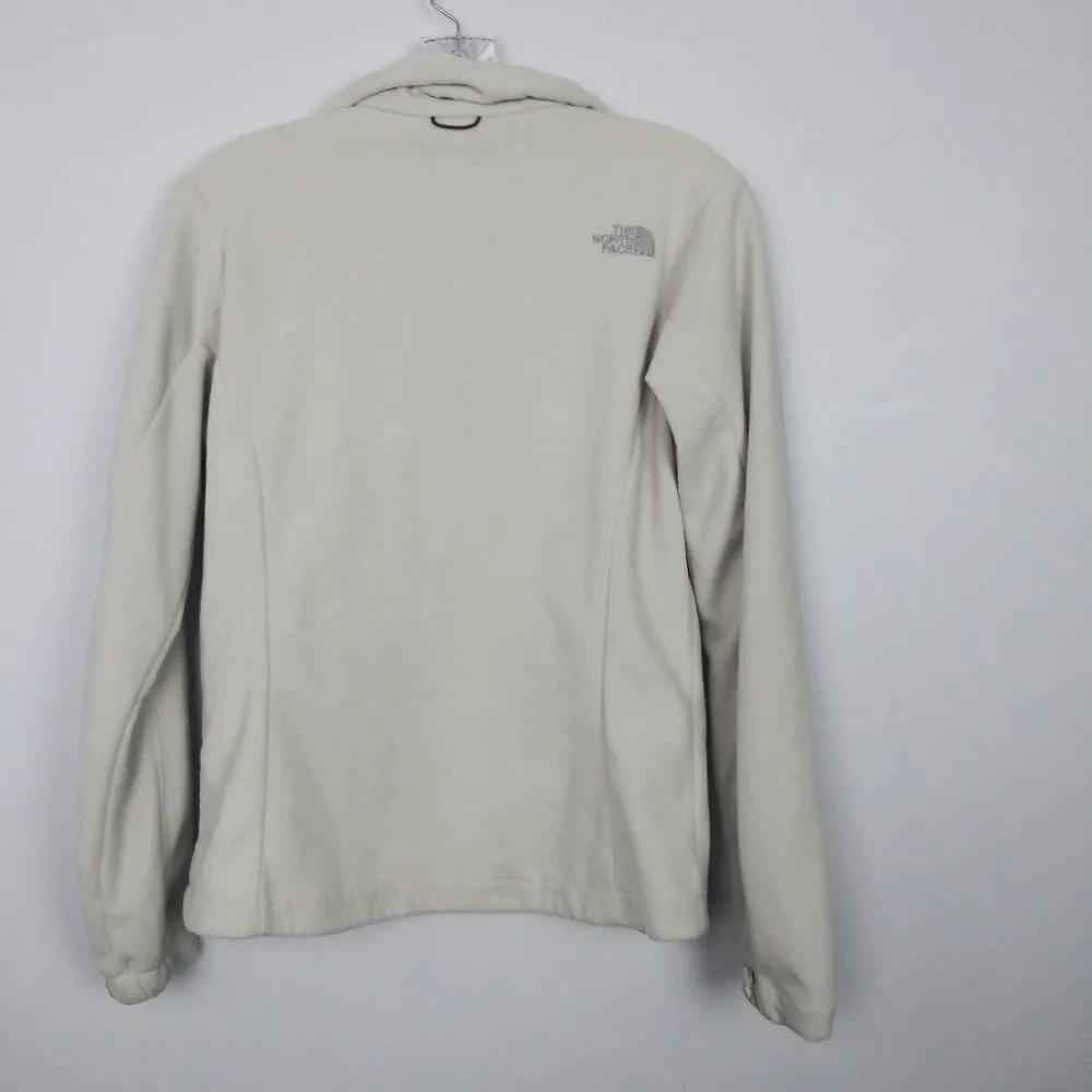 The North Face light gray zip up sweatshirt - Image 4