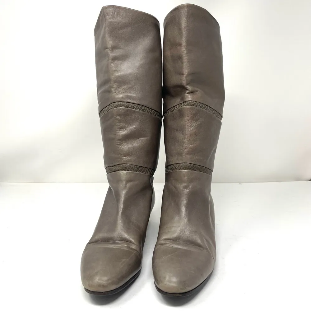 Vintage leather boots purchased in Paris, made in Italy, size - Image 2