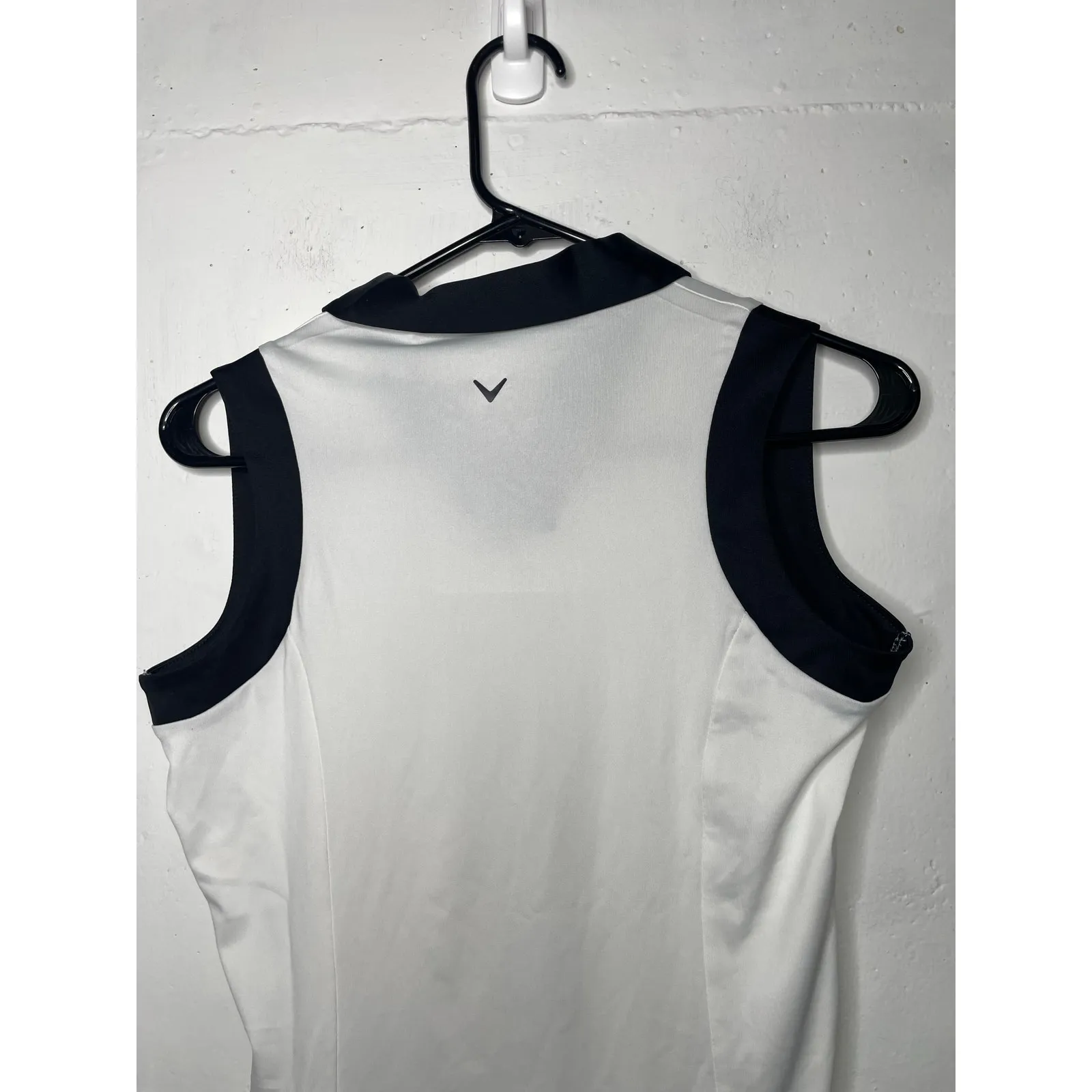 NEW Callaway Womens Golf Polo White Black Size XS Athletic Top - Image 8
