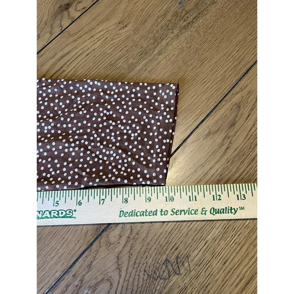 Womens J Jill‎ Wearever Collection Polka Dot Top 3/4 Sleeve Brown Size Medium P - Image 9