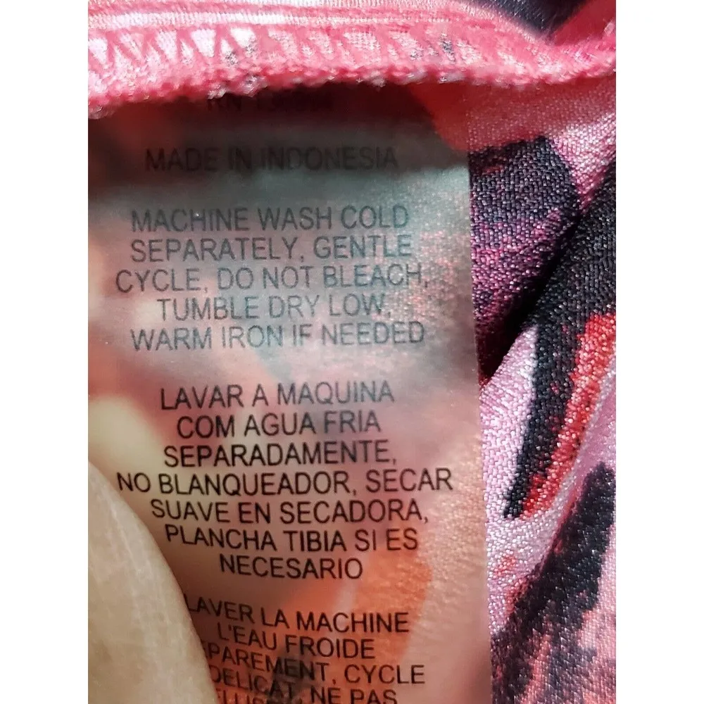 Milano Women's Pink Polyester Round Neck Short Sleeve Casual Top Blouse Size 2X - Image 9