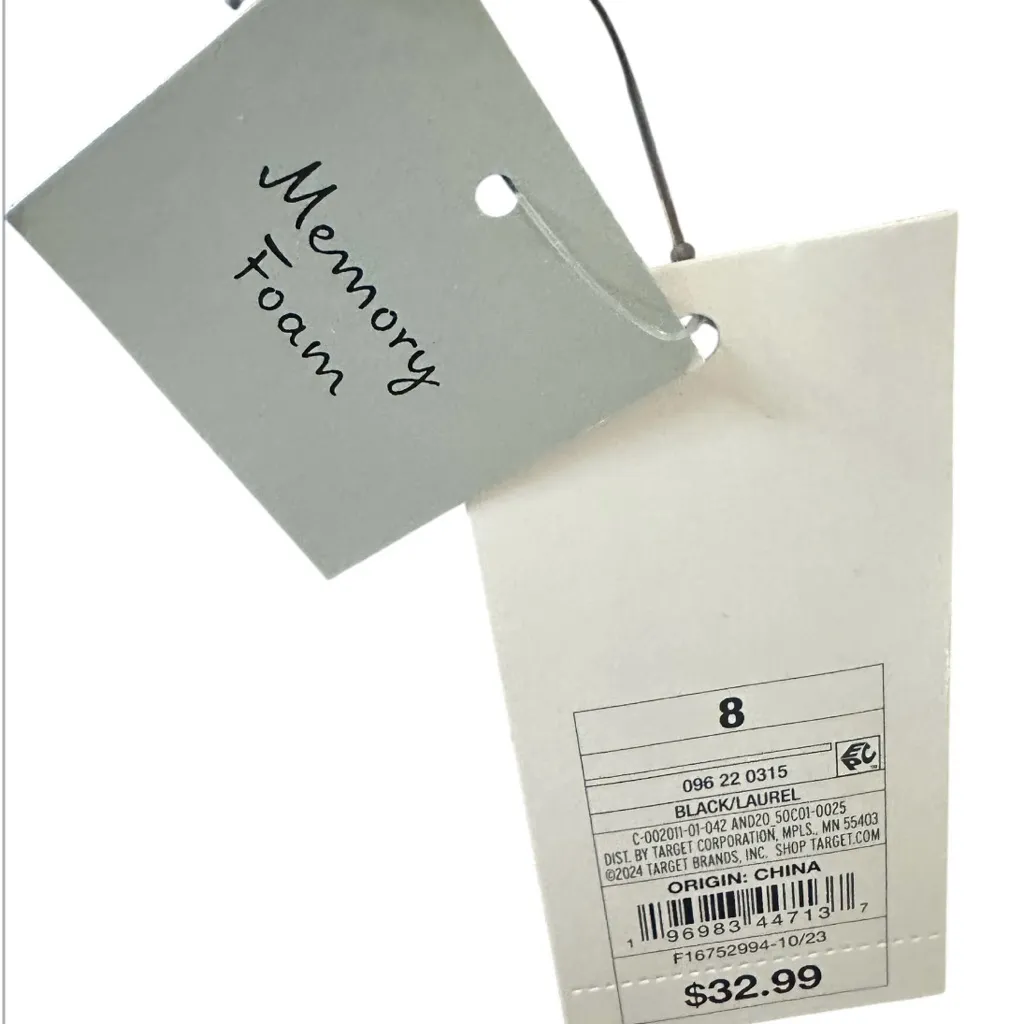 A New Day Women's Black Laurel Memory Foam Insole Loafer Flats Size 8 NWT - Image 3