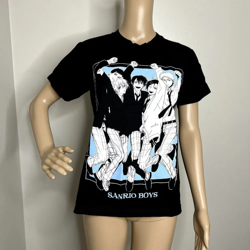 Hot Topic Sanrio Boys Black Graphic Tee - Image 7