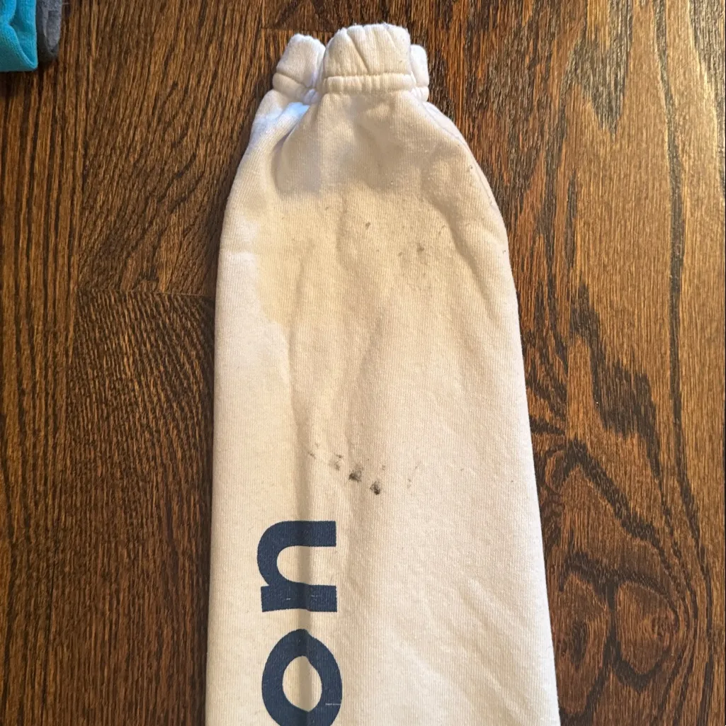 Aviator Nation White Track Pants with Rainbow Logo - Image 5