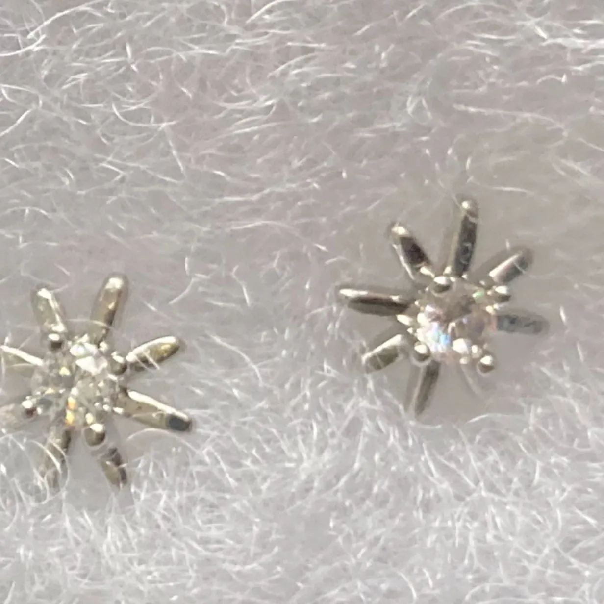 Antian Accessories™ Silver Zirconia Moon & Star Earrings Set - Image 6