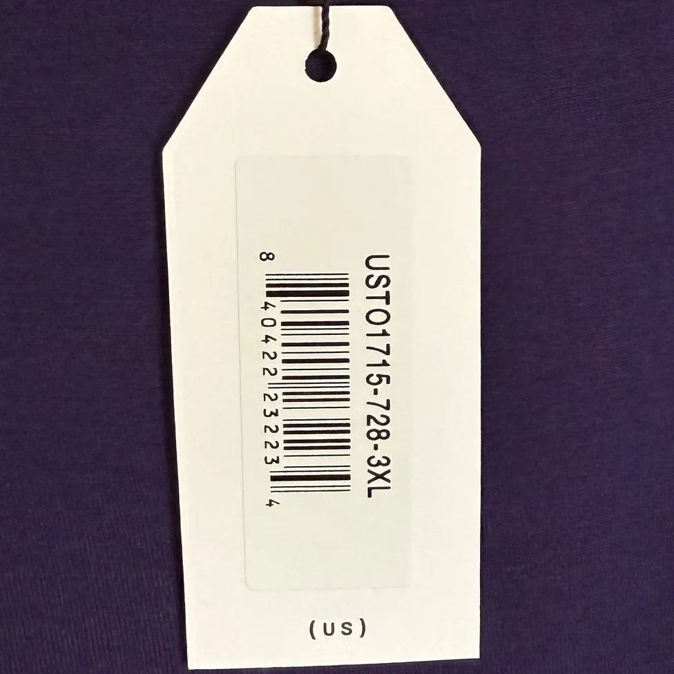 NWT Universal Standard Plus Size 6X Estella Liquid Jersey Knot Top Cosmic Purple - Image 7