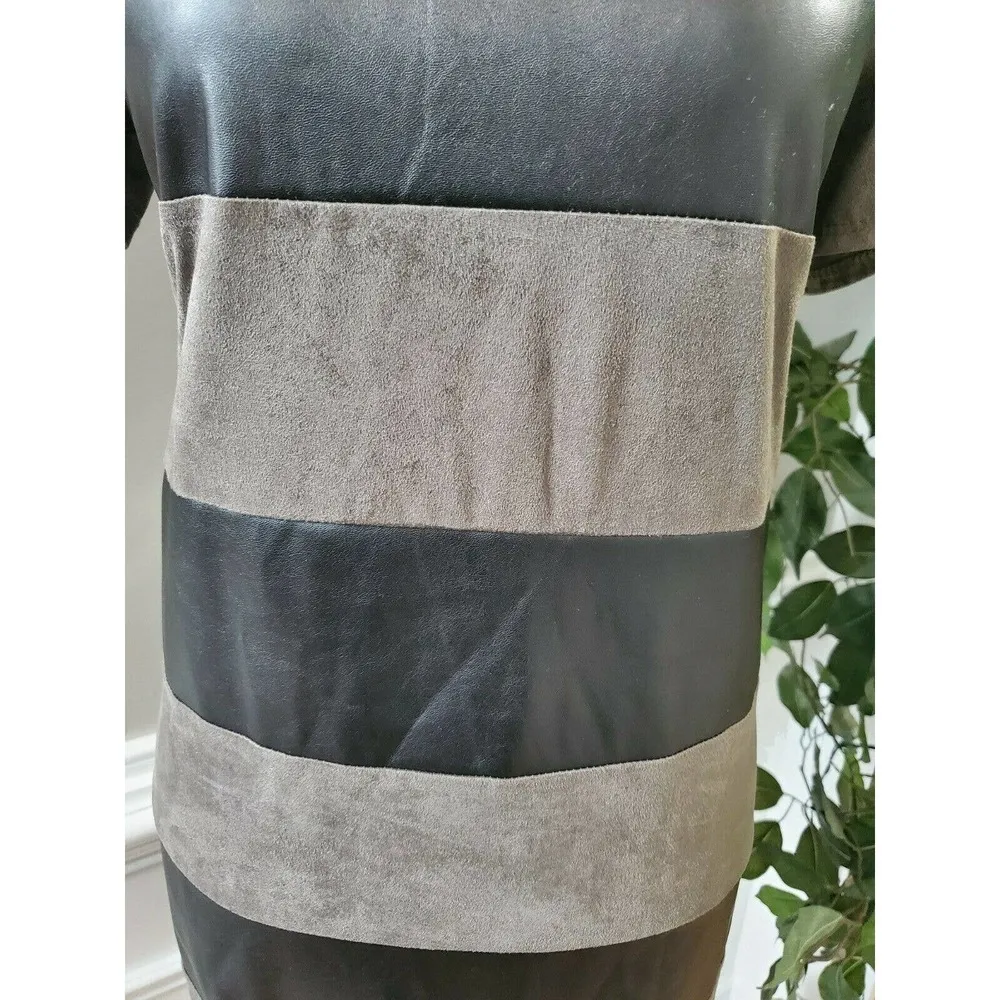 Freeway Apparel Freeway Black & Green Poly Round Neck Dress - Image 3