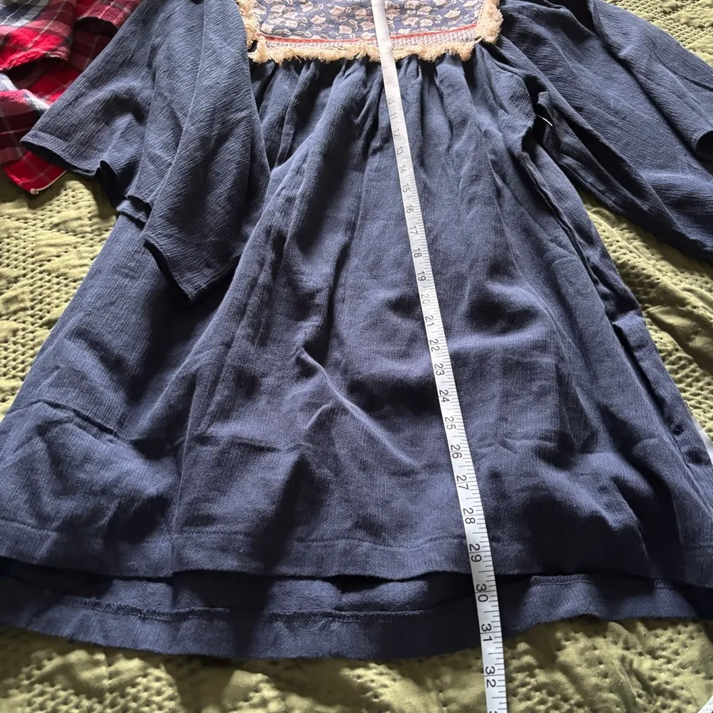 Hayden Los Angeles babydoll dress Blue - Image 5