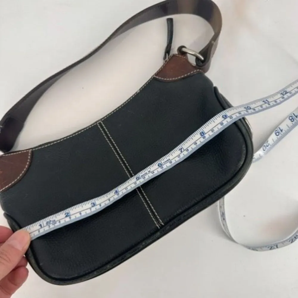 Dooney & Bourke‎ All Weather Leather Hobo small purse handbag brown - Image 5