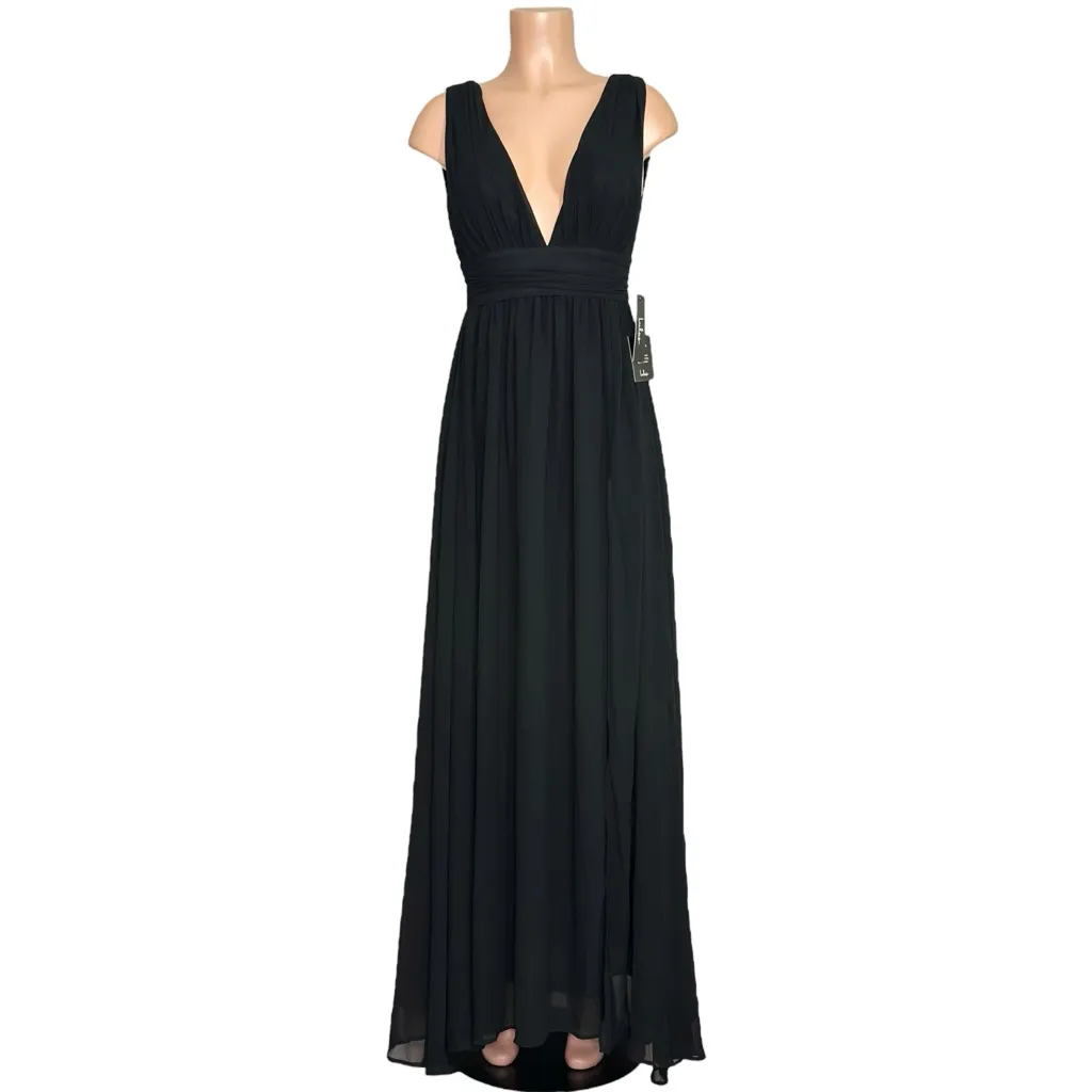 LULUS Heavenly Hues Maxi Dress, Black, XS - Image 6