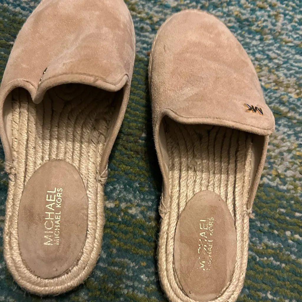 Michael Kors Hasting Tan Espadrilles Size 6.5 - Image 12