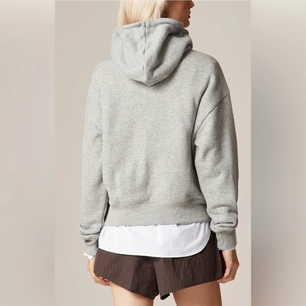 NWT J. Crew Grey Heritage Terry Hoodie, size XL - Image 3