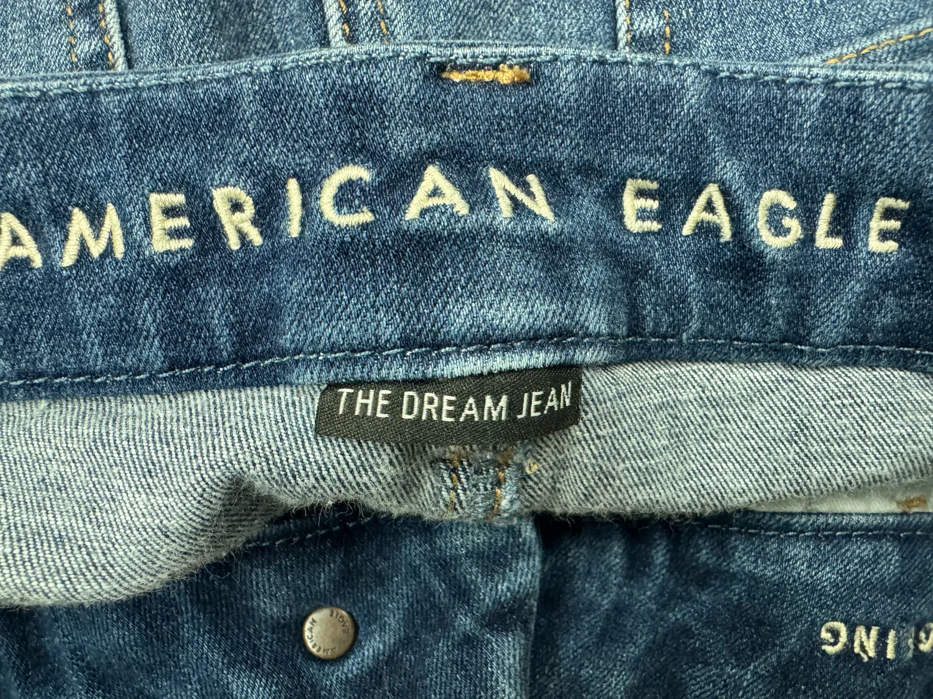 American Eagle The Dream Jean Curvy Hi-Rise Jegging Jeans Size 16 - Image 7