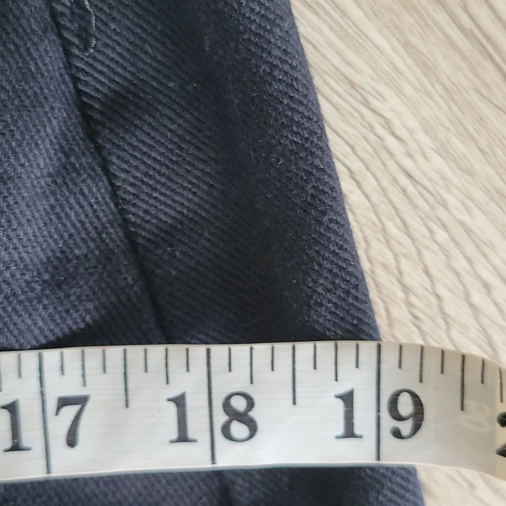 Black beaded denim mini skirt size small - Image 4