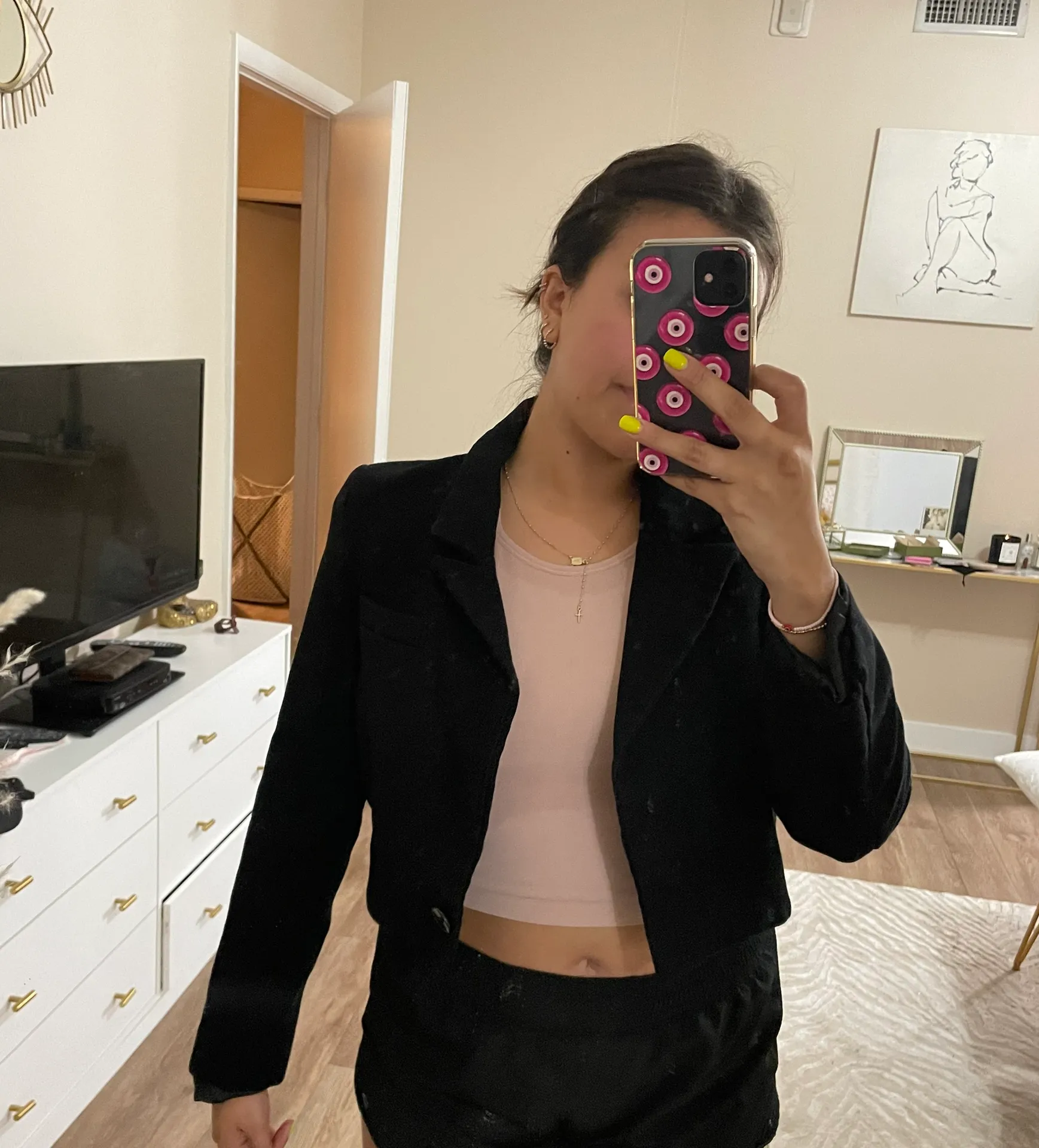 ZARA Cropped Blazer - Image 3