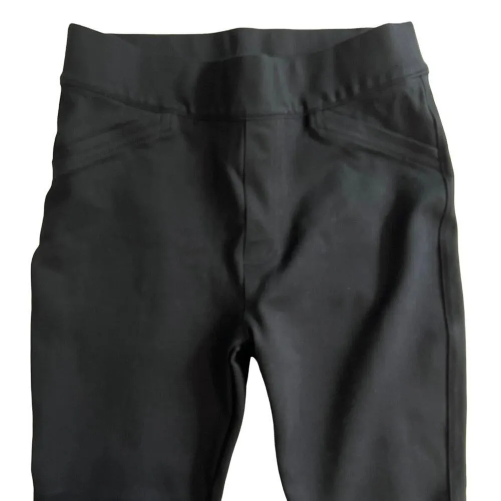Spanx Black Pull On Ponte Pants Leggings Split Hem Size S - Image 4