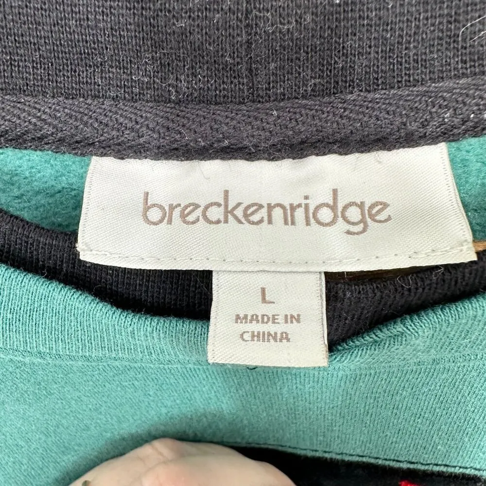 Breckinridge Women’s Top Sweatshirt Christmas Cardinal Grannycore Cottagecore L - Image 4