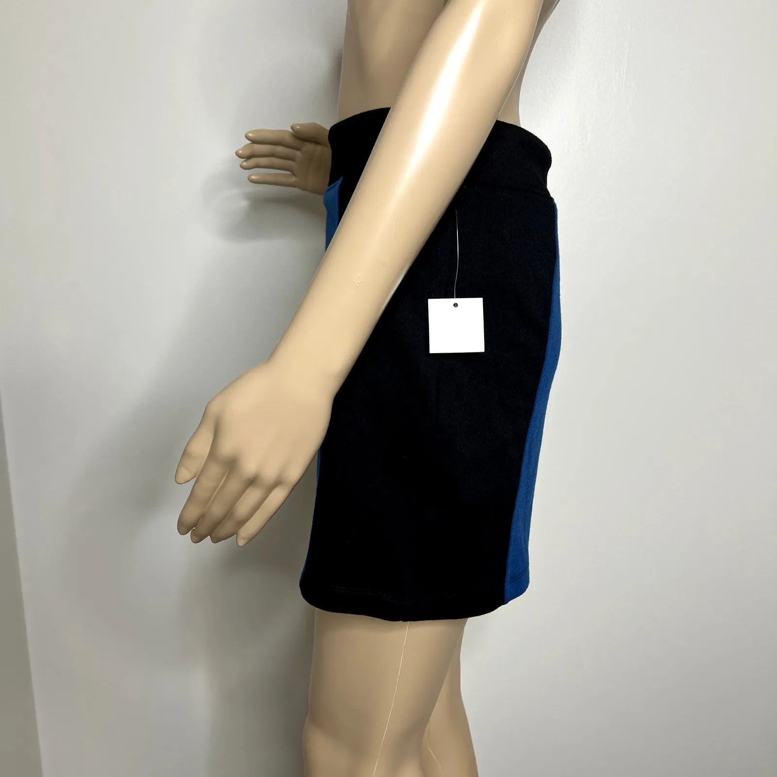 Mac + Jac Blue Color Block Mini Pencil Skirt - Image 3