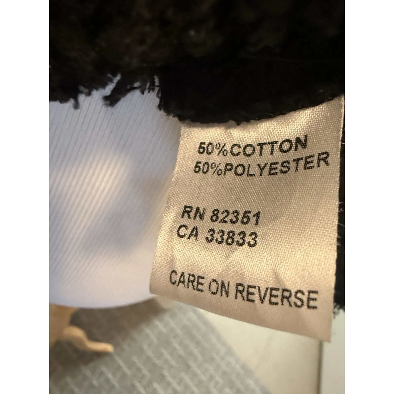 Lulululu Black Waffle Knit Frayed Trim Jacket Size Small - Image 5