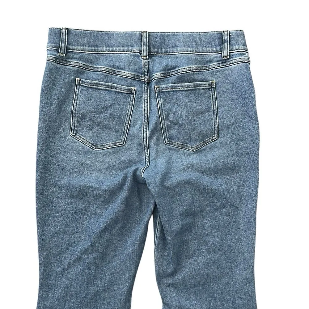 Spanx SpanxShape EveryWear Flare Jeans Size XL Pull On Shaping Indigo Blue - Image 6