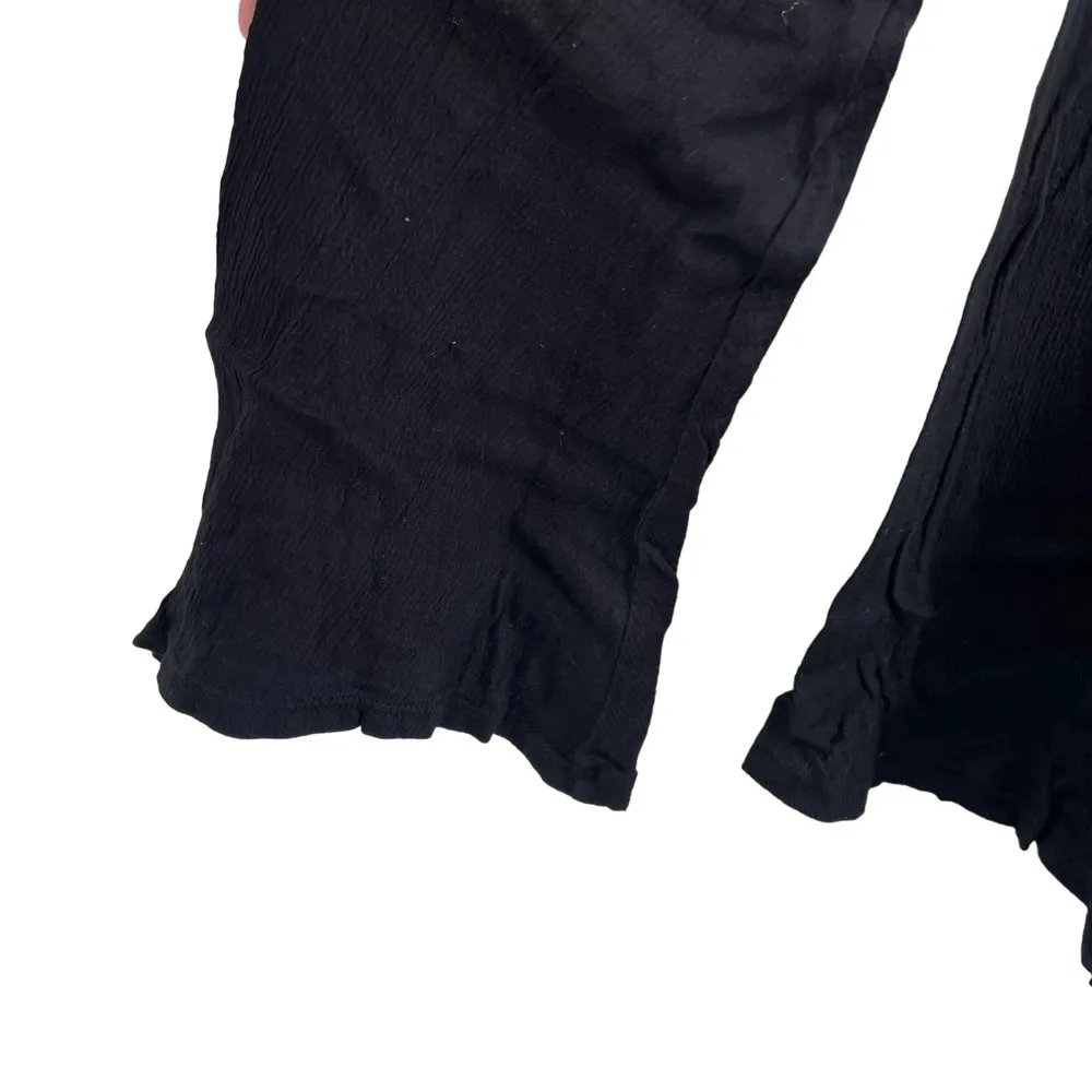 Michael Lauren Black Carmelo Bell Sleeve Off Shoulder Top Small New - Image 4