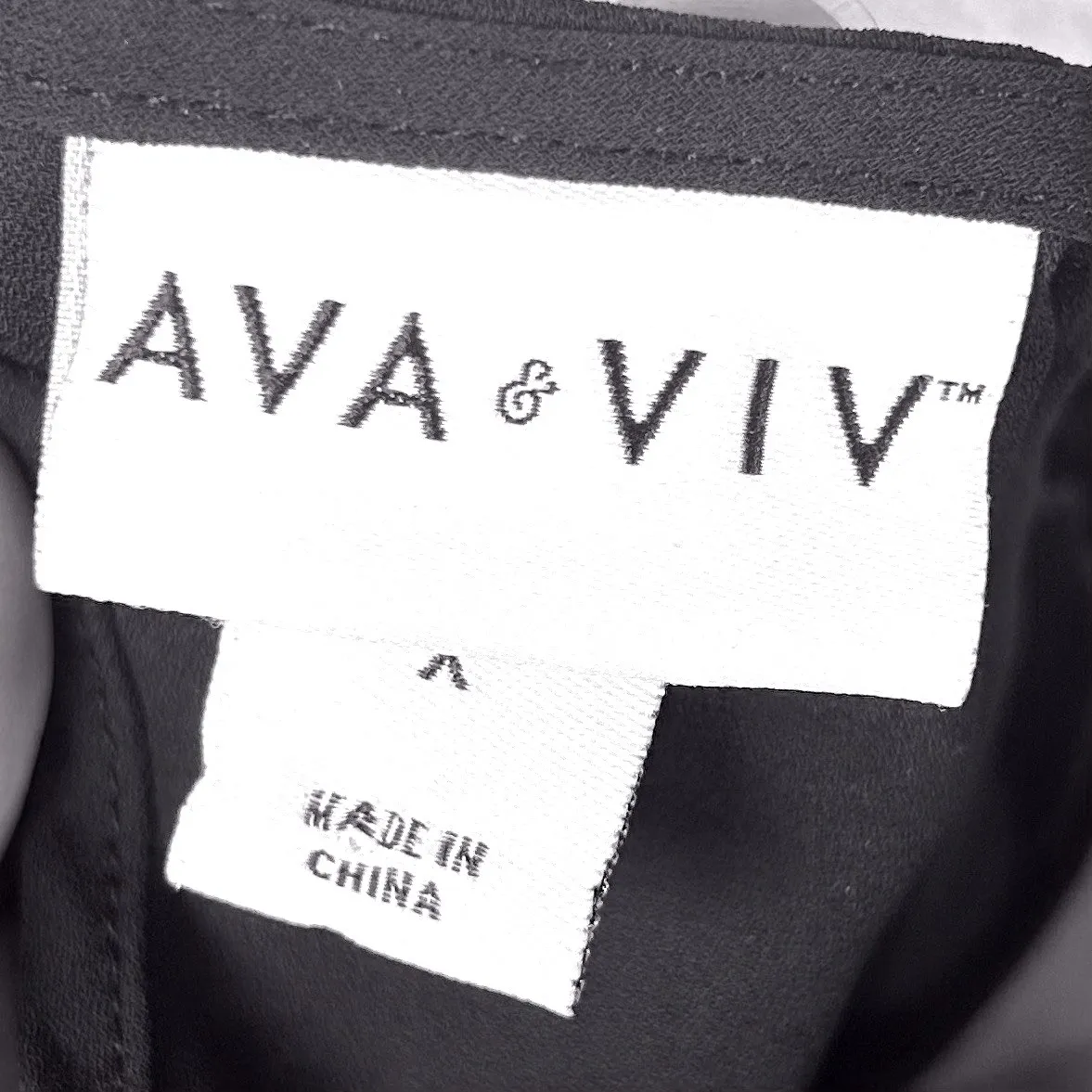 Ava & Viv Sleeveless Tank Top Eyelet Trim Casual Blouse Black Size‎ Unknown - Image 7