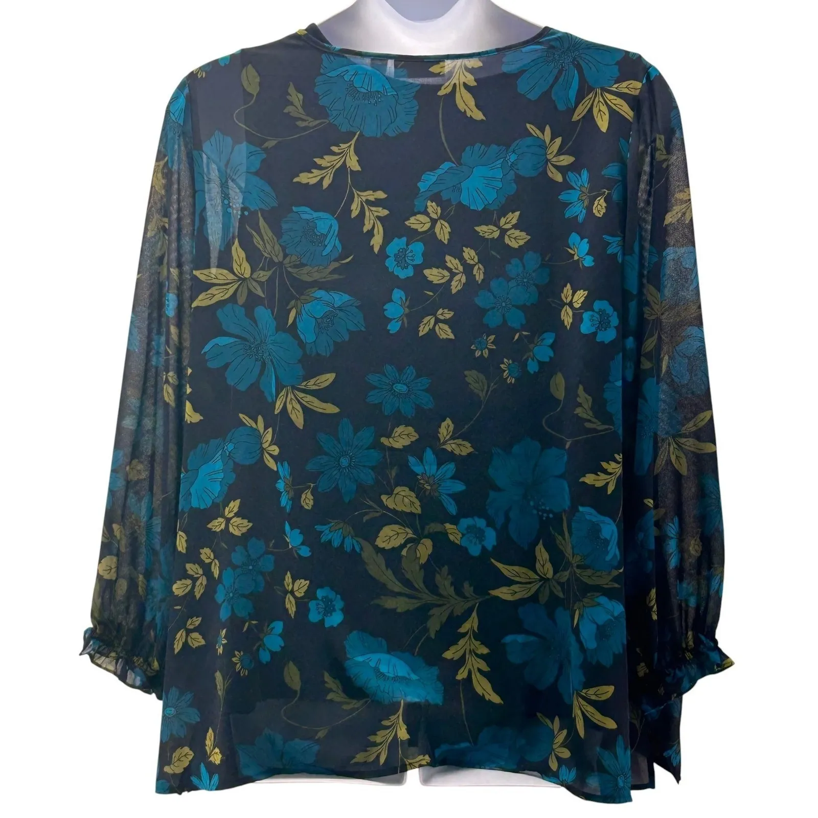 Susan Graver Fairy Top Blue 2X - Image 2