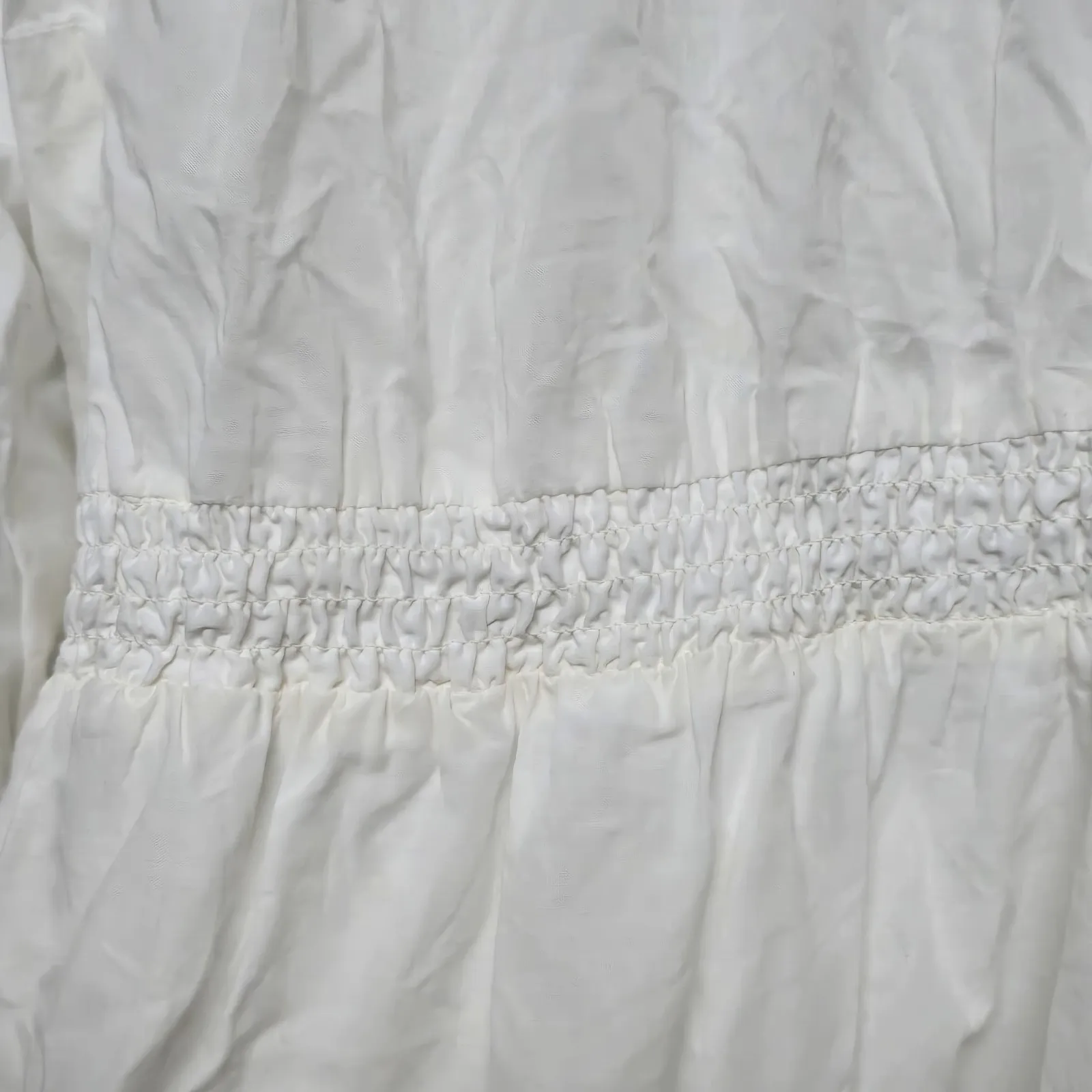 LoveShackFancy x Target White Cotton Boho Dress 1X Embroidered Lace Trim Peasant - Image 3