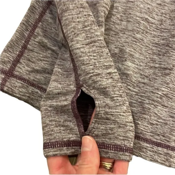 EUC Zella 3/4 Zip Pullover Collard Running‎ Jacket w/ Thumb Holes & Reflectors - Image 3