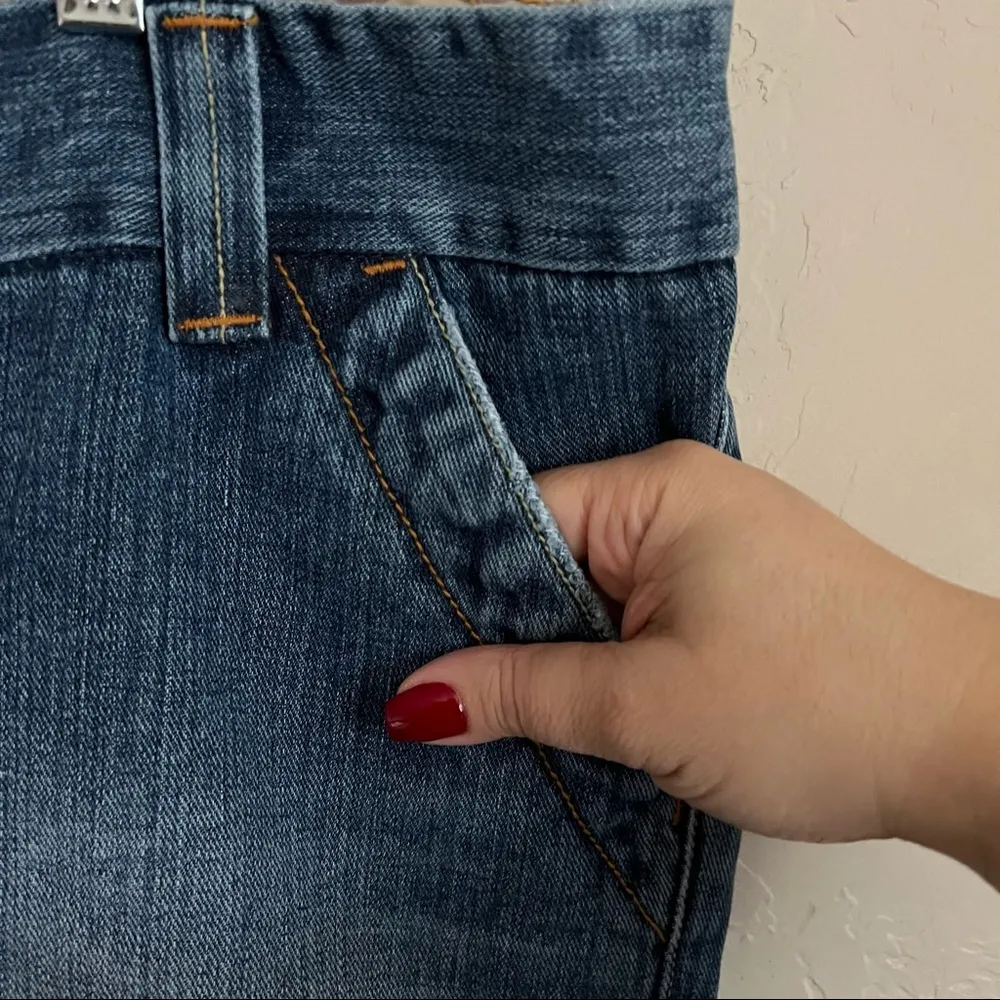 504 Slouch Vintage Y2K Bermuda Denim Shorts - Image 2