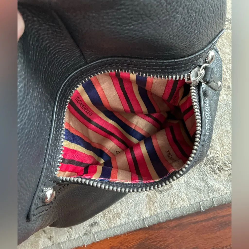 Nice TIGNANELLO leather bag 🌹 Black - Image 9